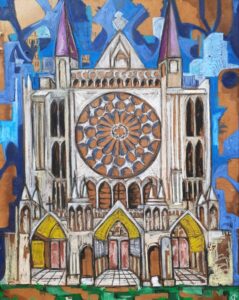Pastel on wood panel 76x61 cm Montréal 2021