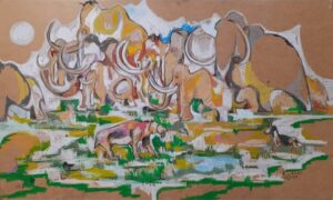 Hunting Party 55x92 cm Montréal 2020